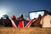 Outdoor cinema screening