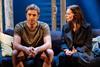 Oliver Farnworth and Samantha Womack in Girl on the Train