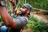Man climbing at Go Ape