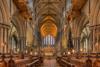 Interior shot of Worcester cathedral