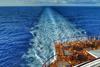 View from a ship whilst cruising in the Caribbean