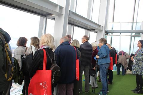 GTOs at The View from the Shard on a 2018 RC trip