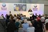 Simon Calder speaking at the Group Leisure & Travel Show 2018