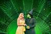 Helen Woolf (Glinda) and Nikki Bentley (Elphaba) in Wicked