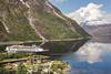 Fred. Olsen Borealis at Eidfjord (artist's impression of Livery)