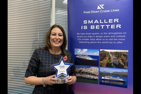 Fred. Olsen Cruise Lines, GLT Awards 2021