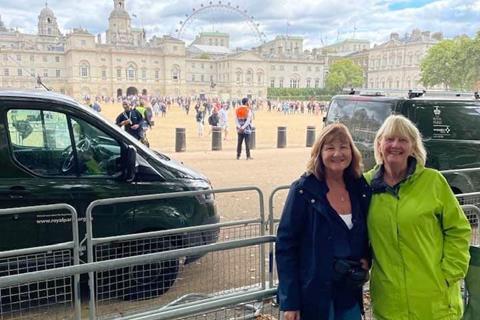 GTO Christine Taylor in London for the Queen's funeral