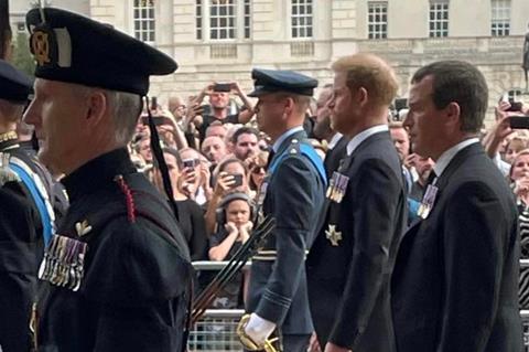 GTO Christine Taylor in London for the Queen's funeral