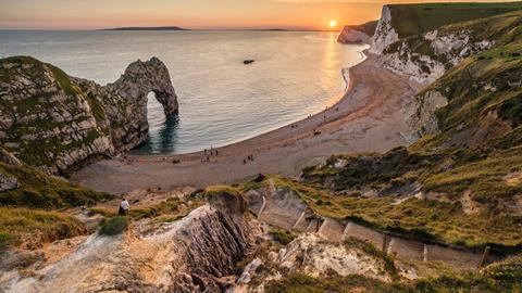 Durdle Door in Dorset