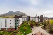 The University of Edinburgh’s Pollock Estate with Arthur's seat in the background