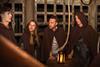A group taking part in the Gunpowder Plot immersive experience in London