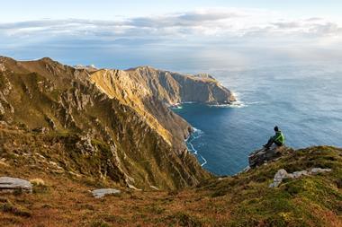 Slieve League Cliffs in County Donegal, Ireland