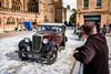 A scene from the Wonka film being shot in Bath