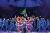 Cast of the Mary Poppins musical on stage