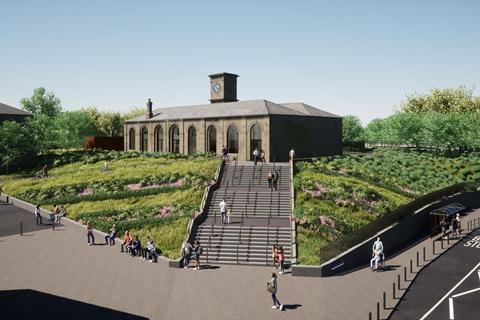 An impression of the Goods Shed at Hopetown Darlington