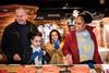 A family make chocolate at York's Chocolate Story