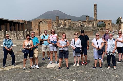 Christine Taylor's Italy holiday
