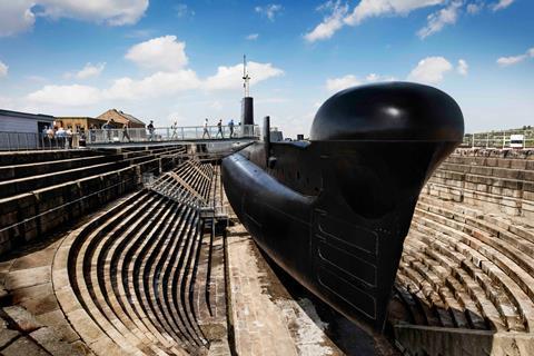 HM Submarine Ocelot at the Historic Dockyard Chatham