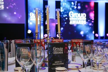 A table at the GLT Awards ceremony