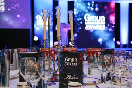 A table at the GLT Awards ceremony