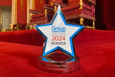 Buckingham Palace won the Best UK Attraction Award