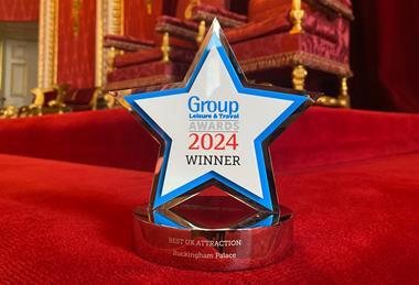 Buckingham Palace won the Best UK Attraction Award