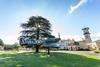 A Spitfire and Hurricane plane outside the Bentley Priory Museum