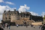 Exterior of Edinburgh Castle in Scotland