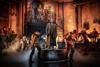 Trevor Dion Nicholas and the cast of Hadestown