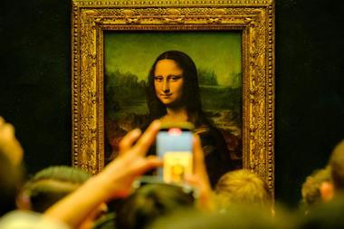 Mona Lisa at the Louvre Paris